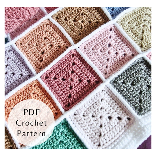 PDF PATTERN Crochet Stash Busting Baby Blanket (Instant Download) - Twisted by the Sea