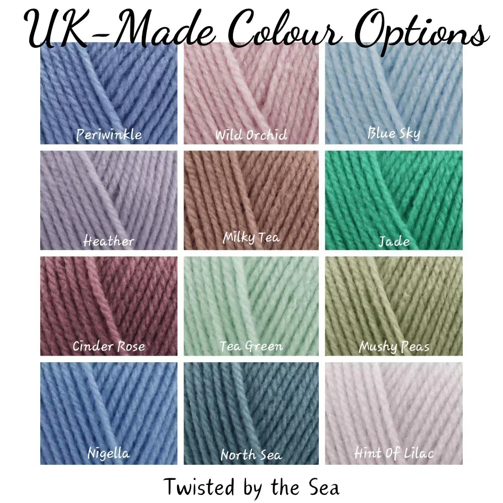 ‘Born in 2026’ Crochet Baby Booties – Handmade Newborn Gift or Pregnancy Reveal - Twisted by the Sea