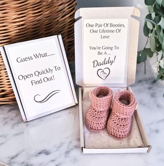 Daddy Pregnancy Announcement Gift | A Tiny Heart Beating Under Mine - Twisted by the Sea