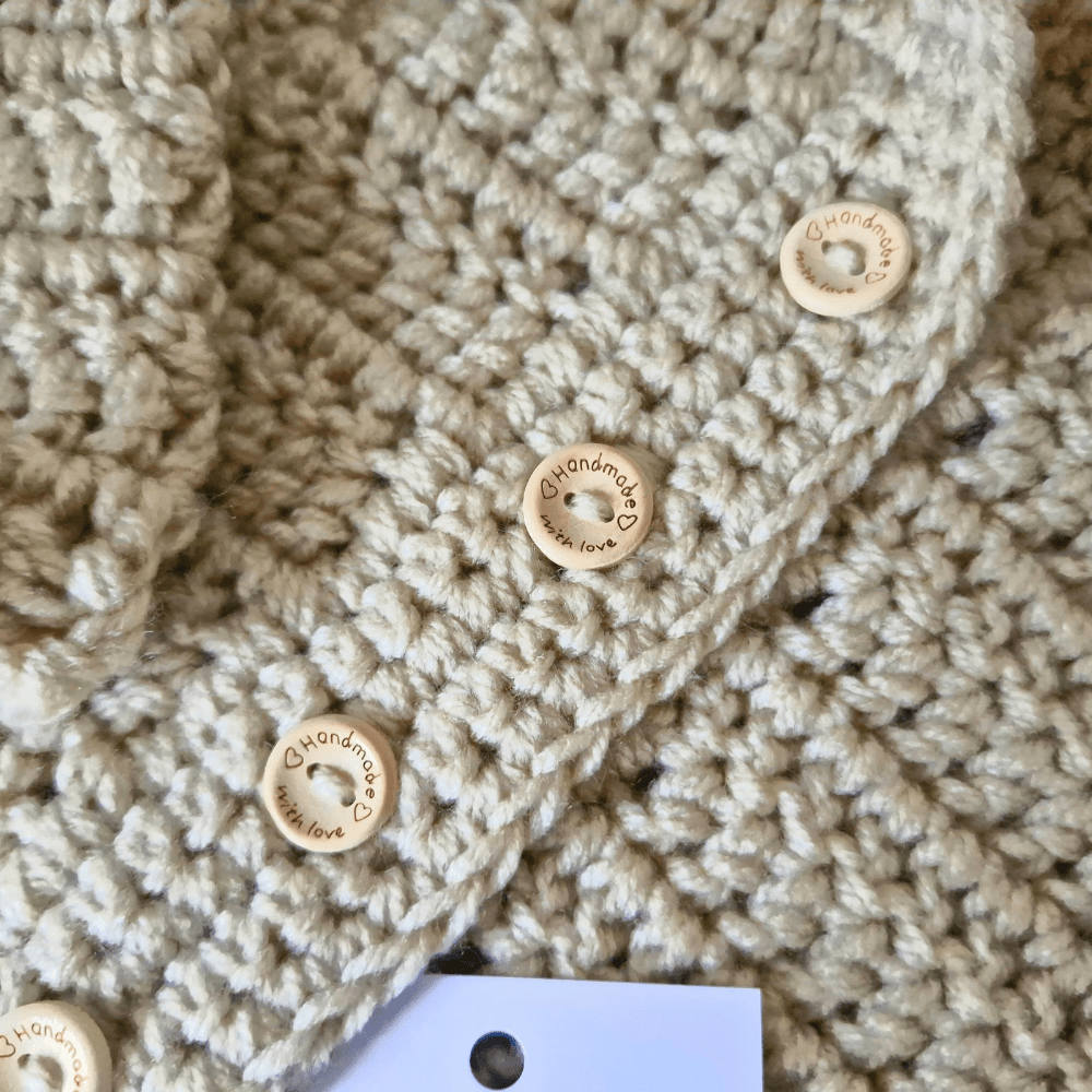 Crochet Baby Hooded Cardigan – Newborn to 2 Years - Twisted by the Sea