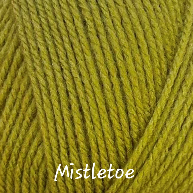 Handmade Handmade Christmas Baby Hat & Bootie Set – Mistletoe Green and White – Hat and Bootie Set crafted in soft acrylic yarn and available in multiple colours by Twisted by the Sea.