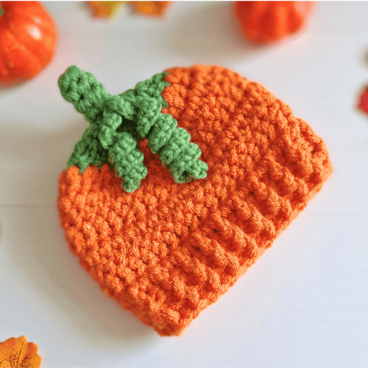 Handmade Crochet Pumpkin Baby Hat & Booties Set – Autumn Gift - Twisted by the Sea
