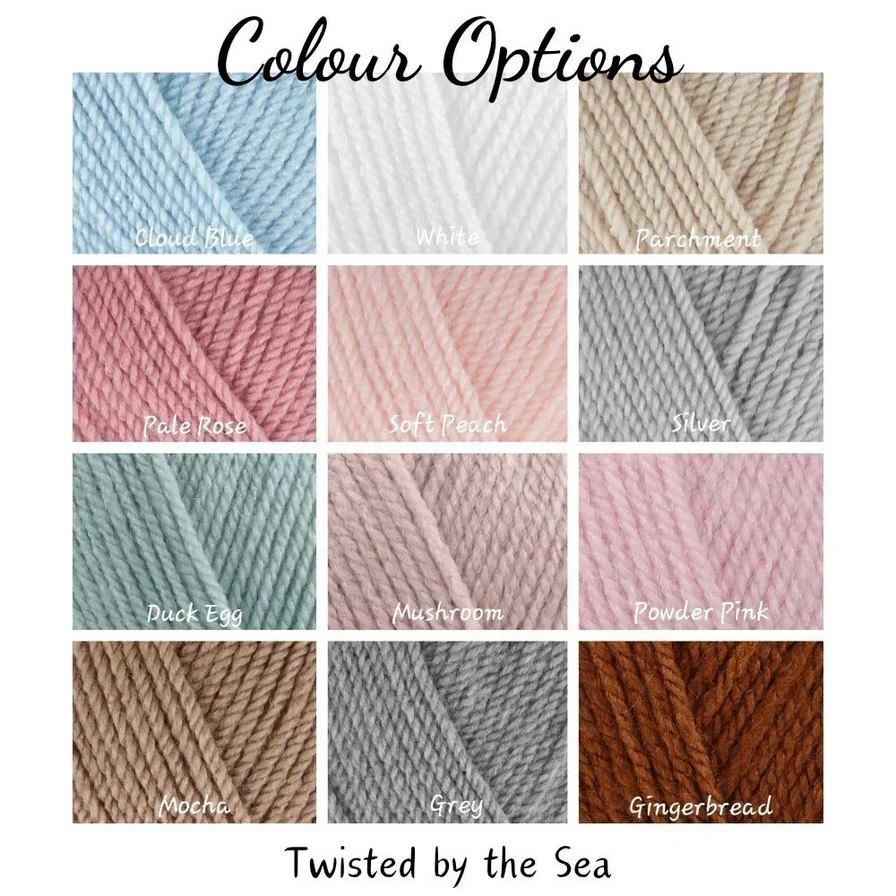 ‘Born in 2026’ Crochet Baby Booties – Handmade Newborn Gift or Pregnancy Reveal - Twisted by the Sea