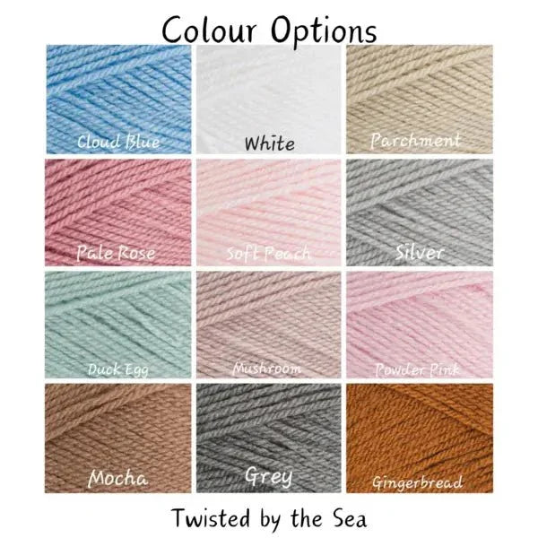 Crochet Daisy Baby Cardigan – Handmade in sizes 12 to 24 Months - Twisted by the Sea