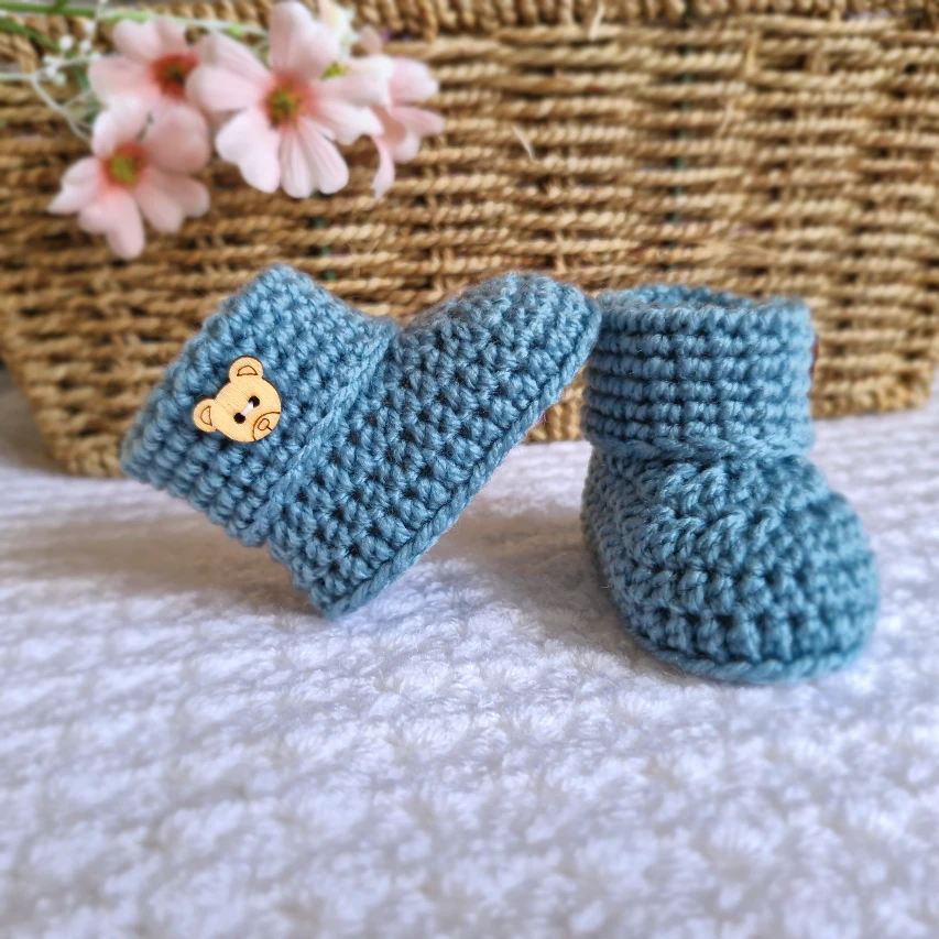 Handmade Crochet Bear Cardigan – 1 to 4 Years - Twisted by the Sea