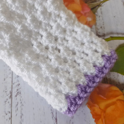 Rainbow Baby Gift Set, Crochet Hat and Cardigan - Twisted by the Sea