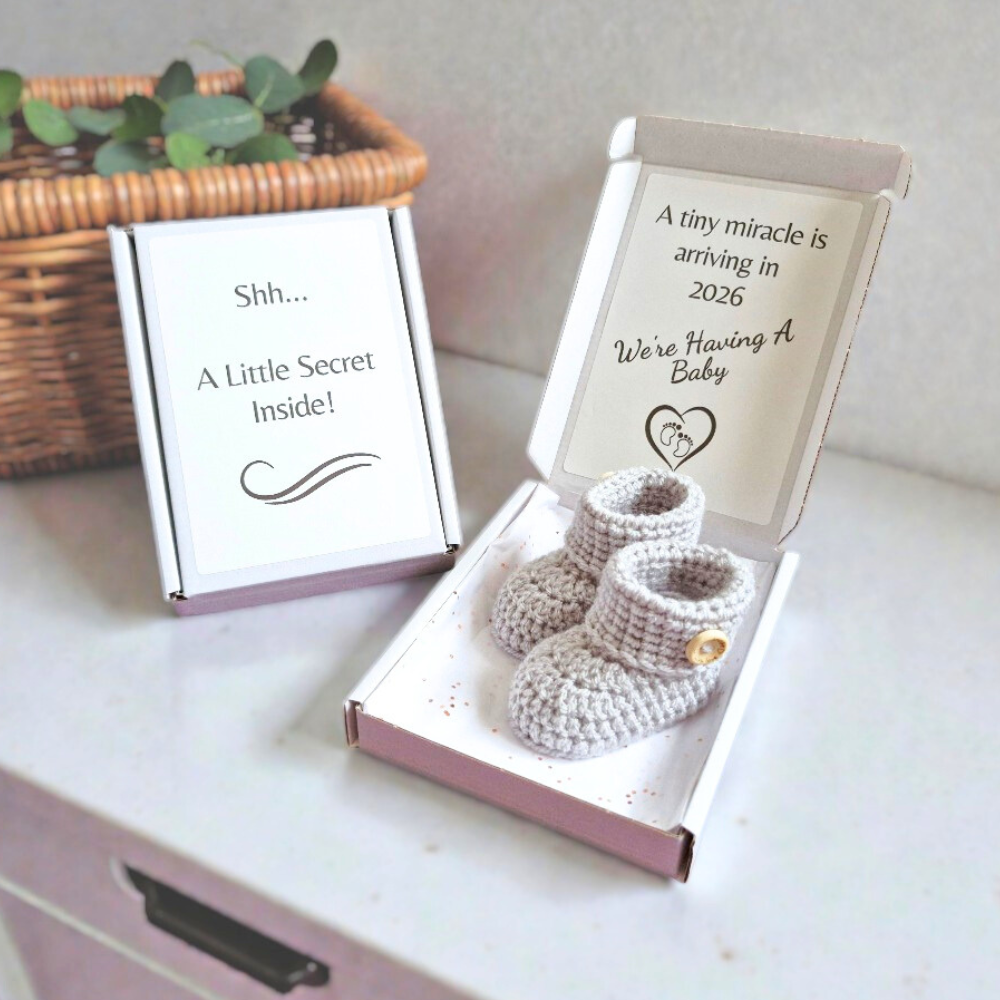 Pregnancy Announcement Gift 2026 | New Baby Reveal Box - Twisted by the Sea