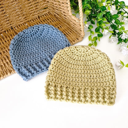 Handmade Crochet Baby Beanie Hat – A Thoughtful Gift for Newborns