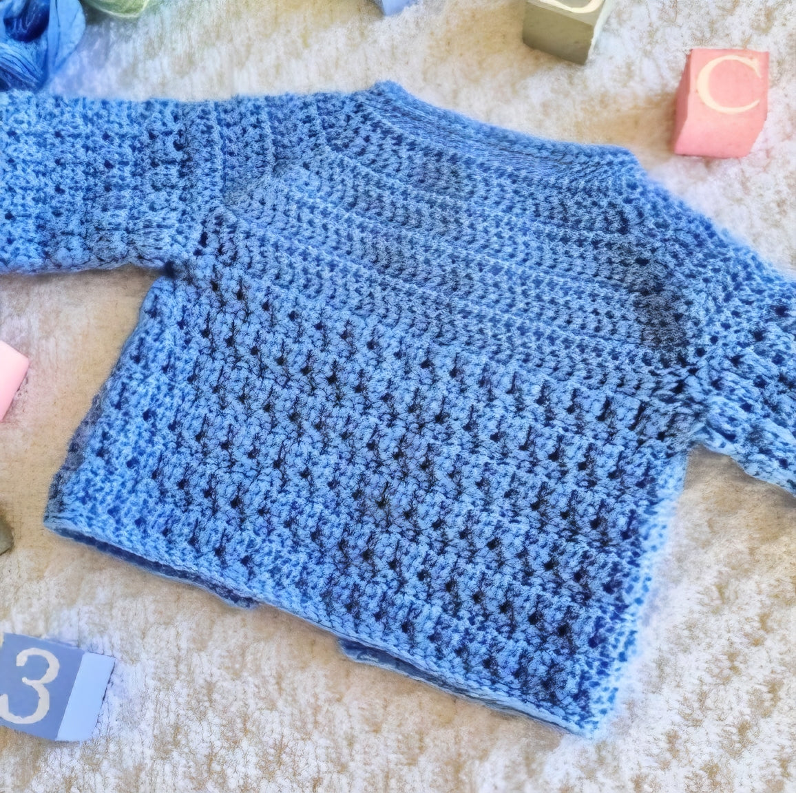 Crochet Baby Cardigan – Newborn to 24 Months - Twisted by the Sea