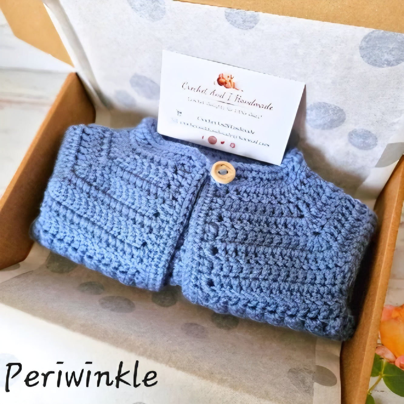 Crochet Baby Cardigan – Newborn to 24 Months - Twisted by the Sea