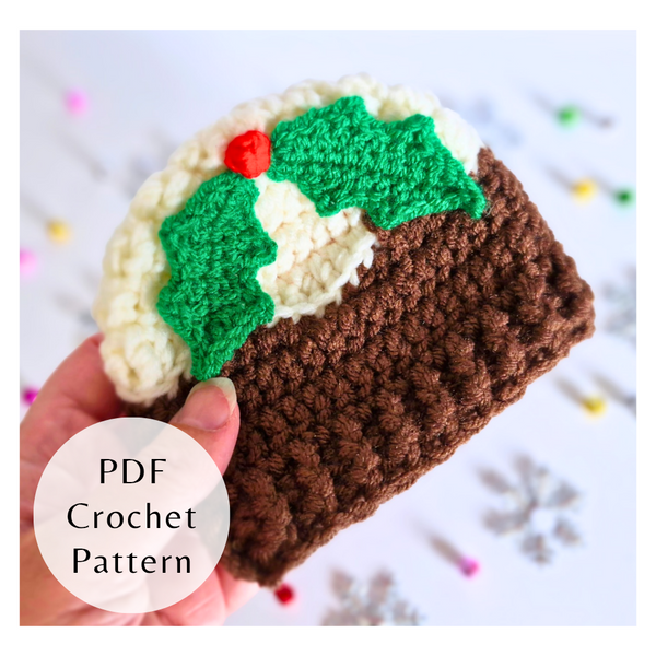 Christmas Pudding Baby Hat – Festive Crochet PDF for Newborn to 6 Months - Twisted by the Sea