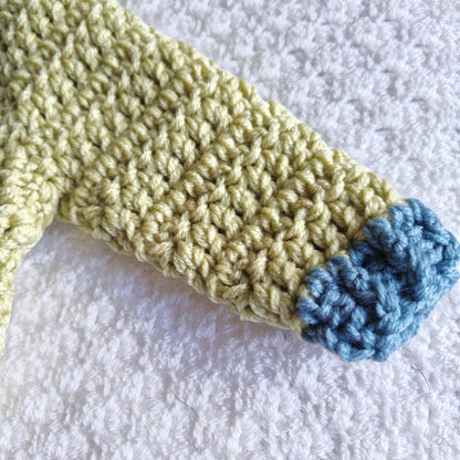 Crochet Teddy Bear Cardigan – 0-6 Months - Twisted by the Sea