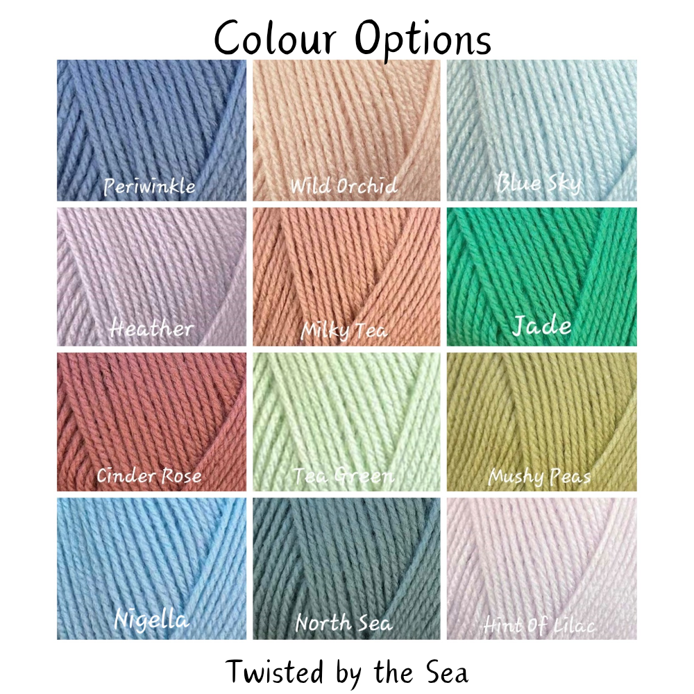 Handmade Handmade Crochet Pom Pom Baby Hat – Newborn to 12 Months – Beanie Hat crafted in soft acrylic yarn and available in multiple colours by Twisted by the Sea.