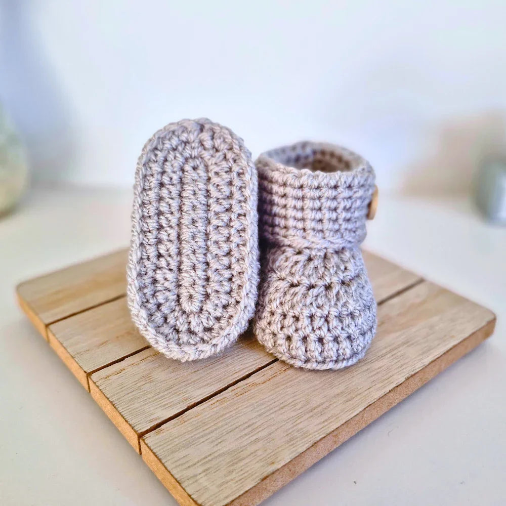 Crochet Baby Booties – Soft and Cosy Handmade Shoes for Newborns - Twisted by the Sea