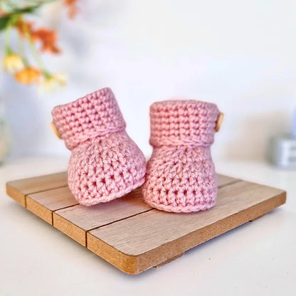 Crochet Baby Booties – Soft and Cosy Handmade Shoes for Newborns - Twisted by the Sea