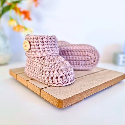Crochet Baby Booties – Soft and Cosy Handmade Shoes for Newborns - Twisted by the Sea