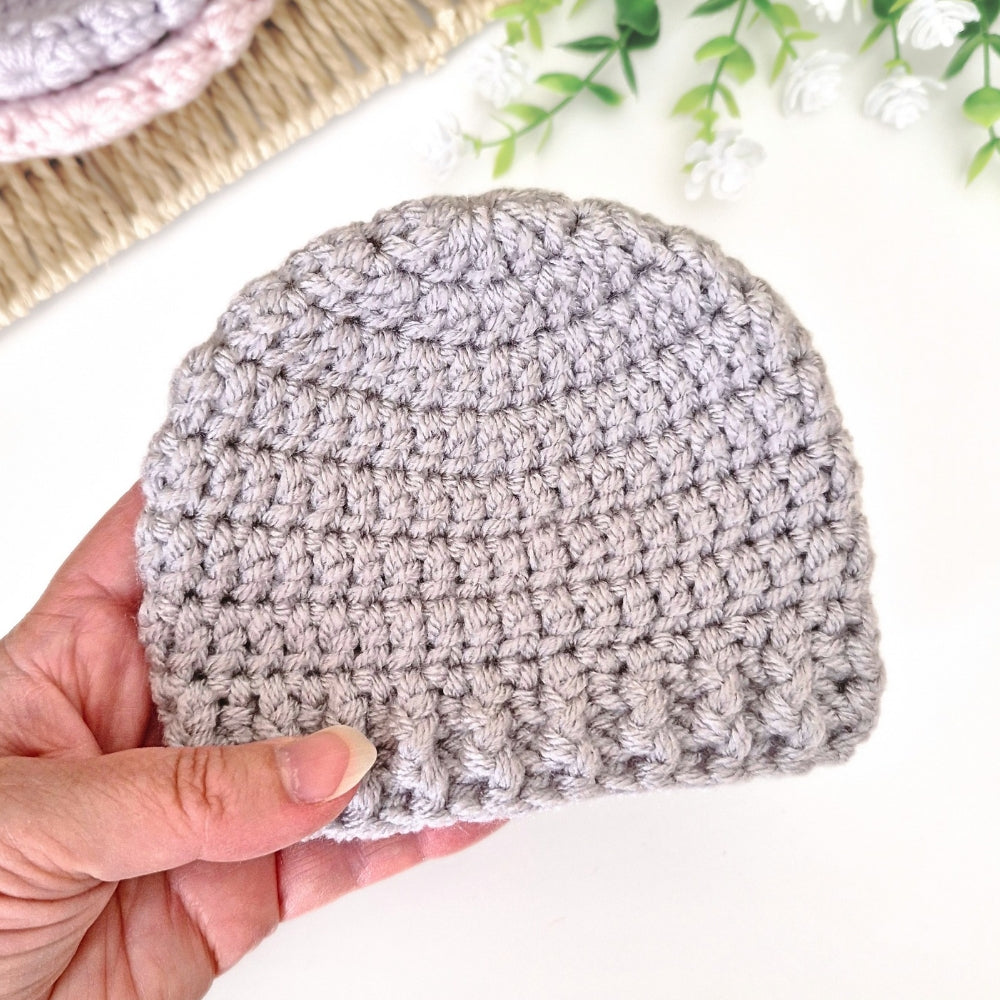 Handmade Crochet Beanie Hat – Gift Ready (Newborn to Adult)