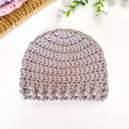 Handmade Crochet Beanie Hat – Gift Ready (Newborn to Adult)
