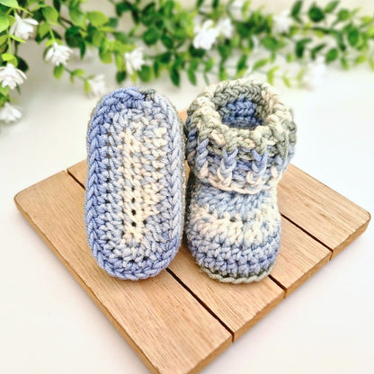 Crochet Baby Booties – Stylecraft Bambino Prints