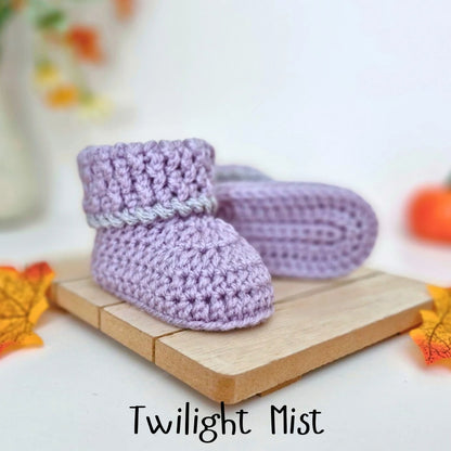 Handmade Crochet Summerween Baby Booties – Pumpkin Gift