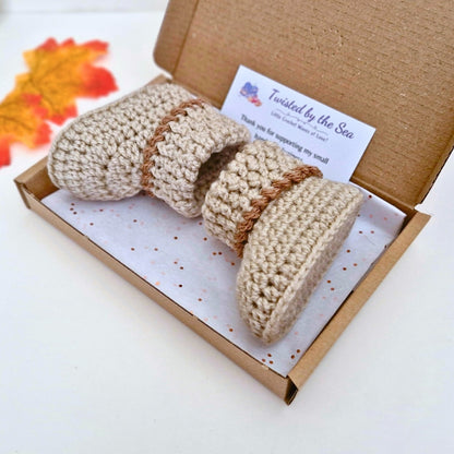 Handmade Crochet Summerween Baby Booties – Pumpkin Gift