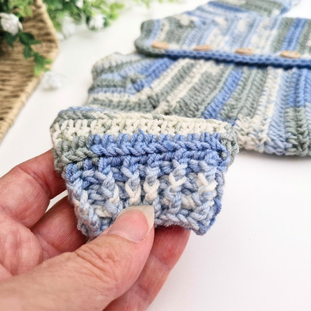 Handmade Baby Cardigan -Newborn to 2 Years in Pinks or Blue