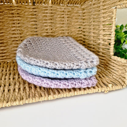Crochet Baby Hat Puff Stitch 0–6 Months - Newborn Gift