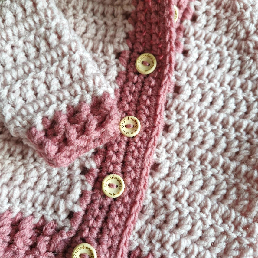 Handmade Crochet Bear Cardigan – 1 to 4 Years - Twisted by the Sea