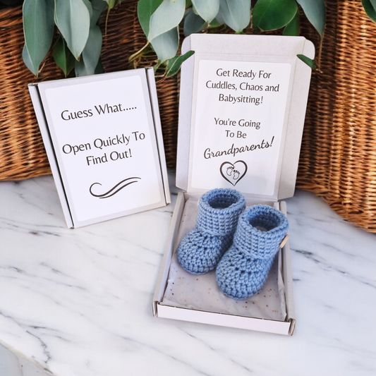Grandparents Pregnancy Announcement Gift | Cute Grandbaby On The Way - Twisted by the Sea