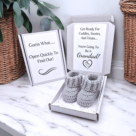 Grandad To Be Pregnancy Reveal Gift | New Grandad Announcement Box - Twisted by the Sea