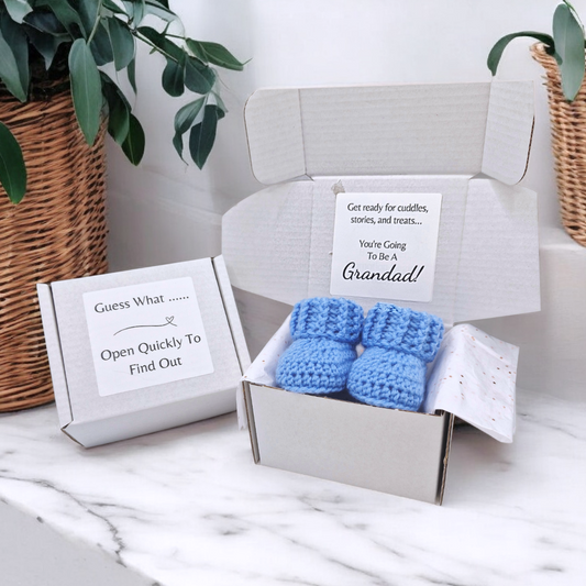 Grandad To Be Pregnancy Reveal Gift | New Grandad Announcement Box - Twisted by the Sea