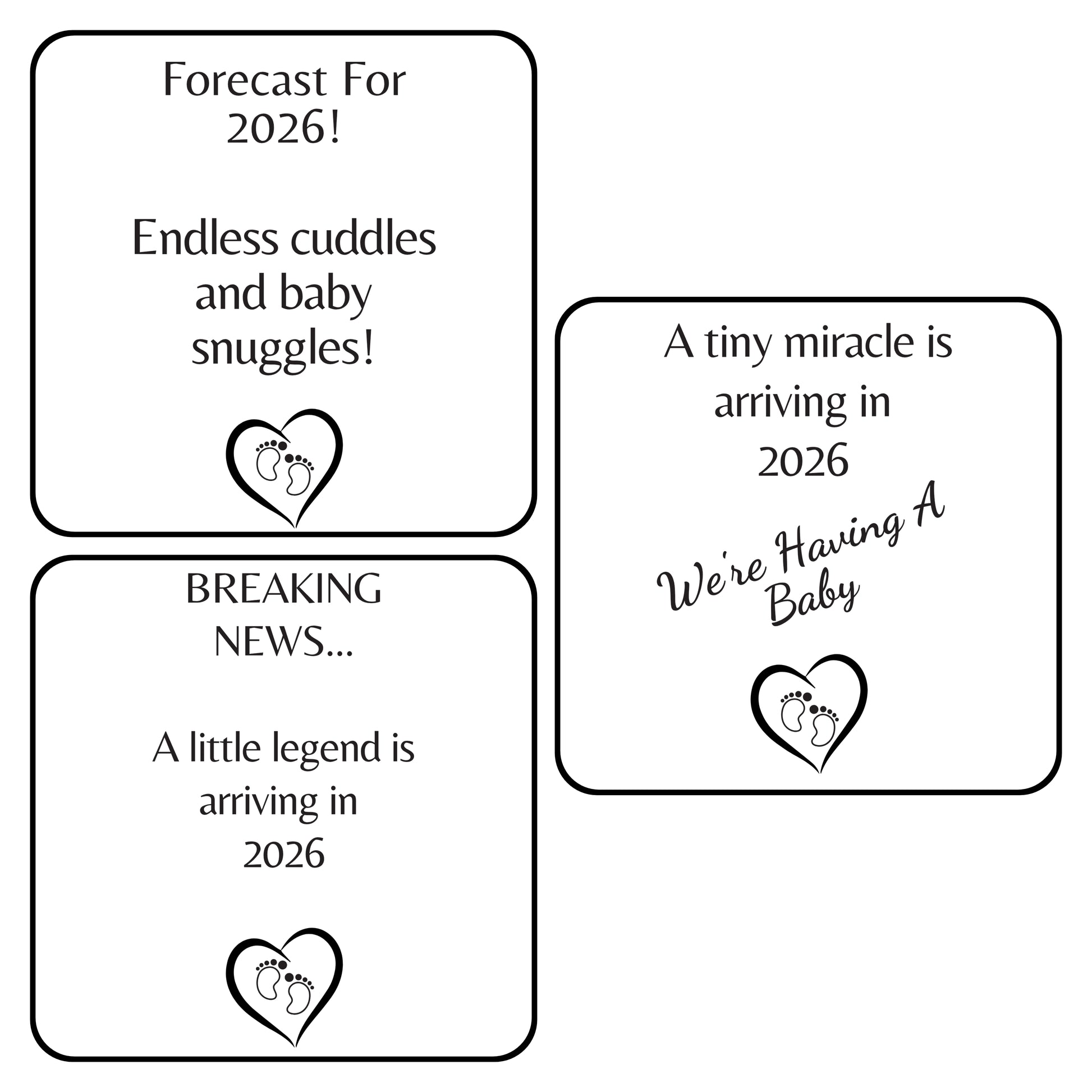 Pregnancy Announcement Gift 2026 | New Baby Reveal Box - Twisted by the Sea