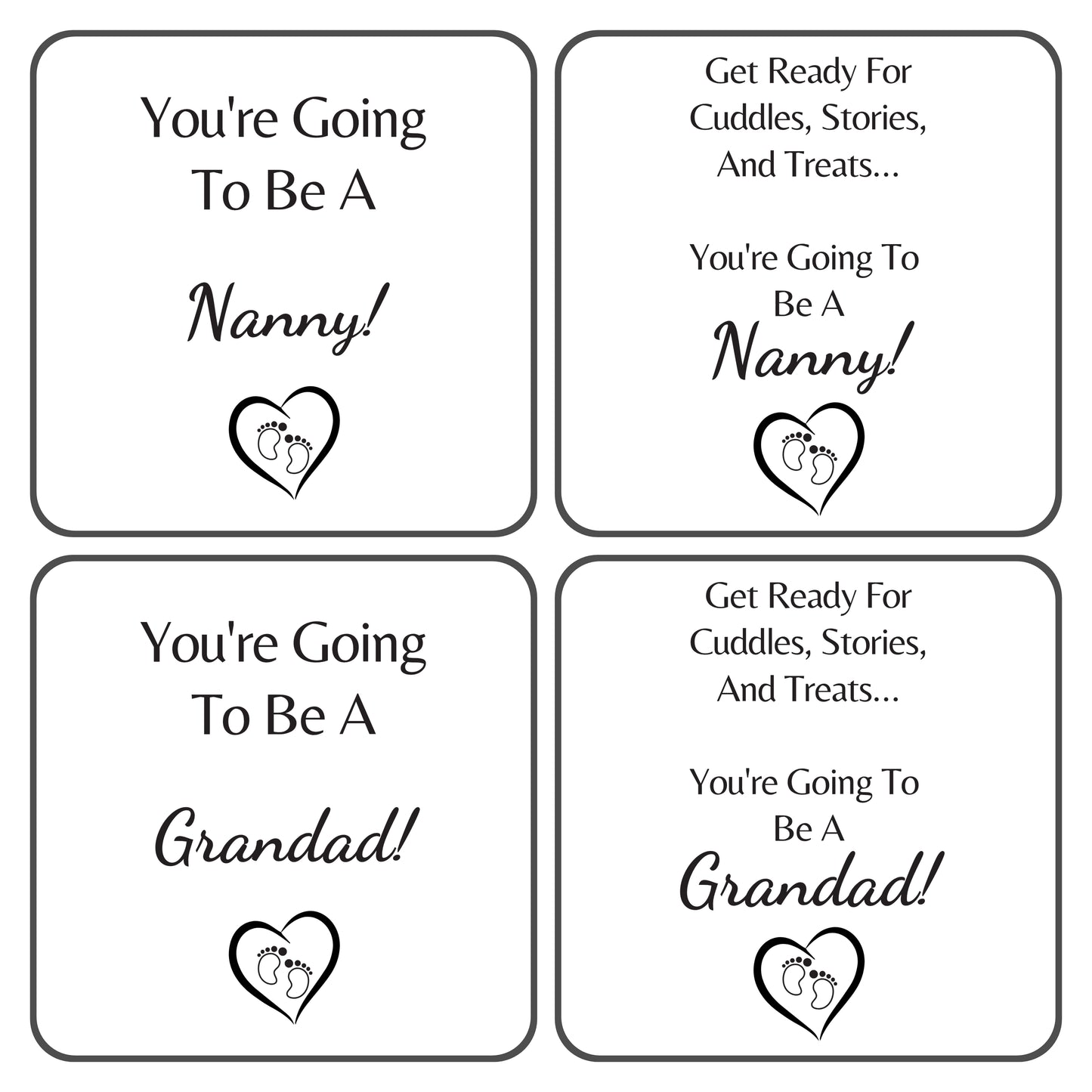 Nanny To Be Pregnancy Reveal Gift | Get Ready For Cuddles - Twisted by the Sea