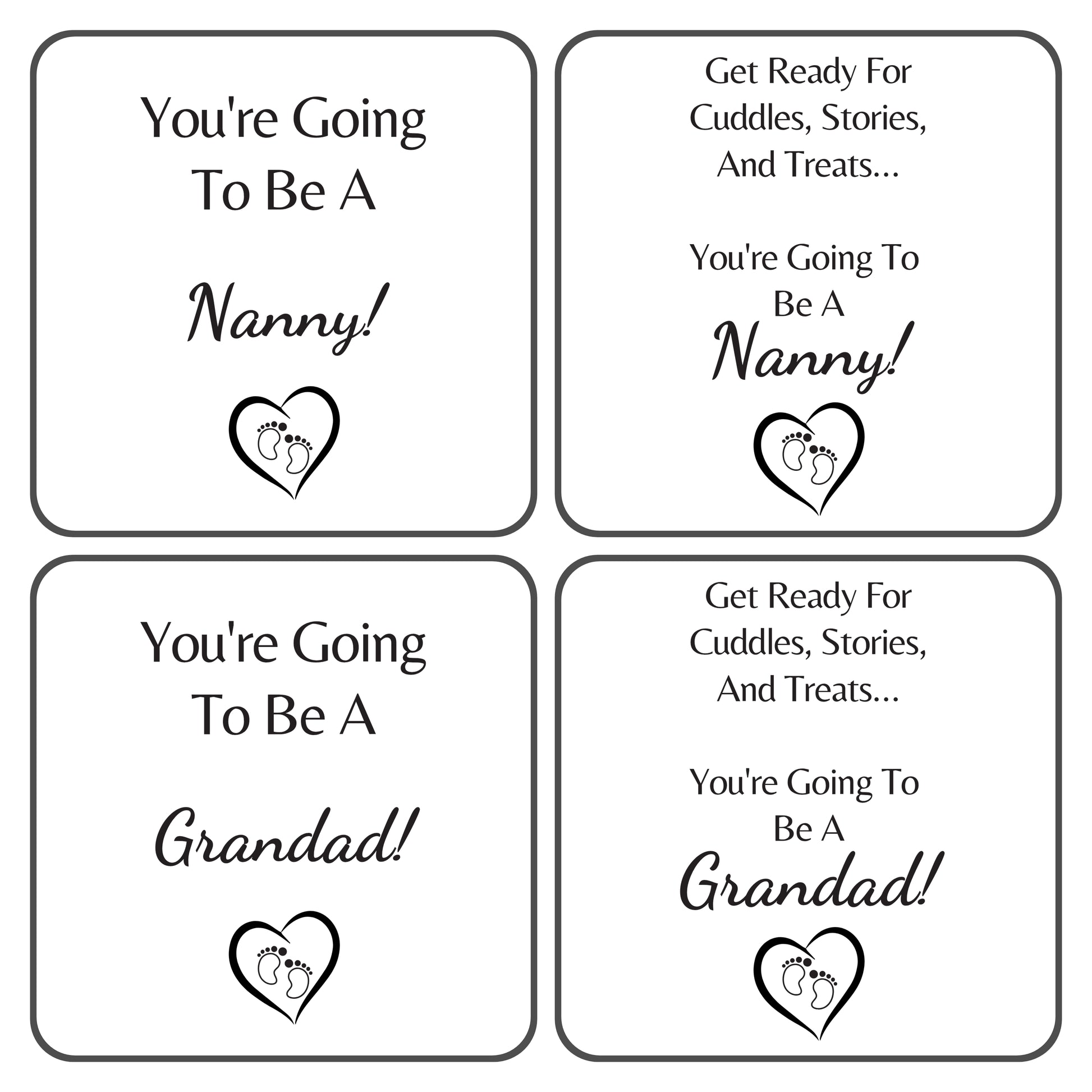 Nanny To Be Pregnancy Reveal Gift | Get Ready For Cuddles - Twisted by the Sea