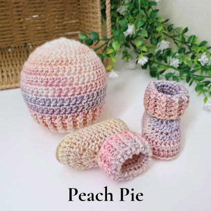 Crochet Baby Hat & Booties Set – Cutie Pie