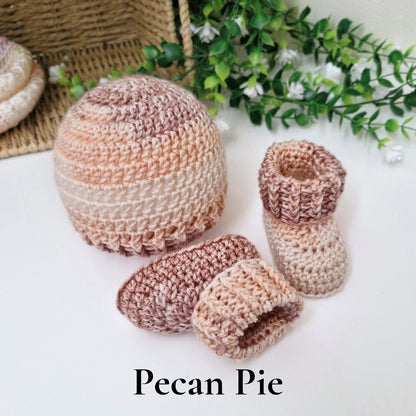 Crochet Baby Hat & Booties Set – Cutie Pie