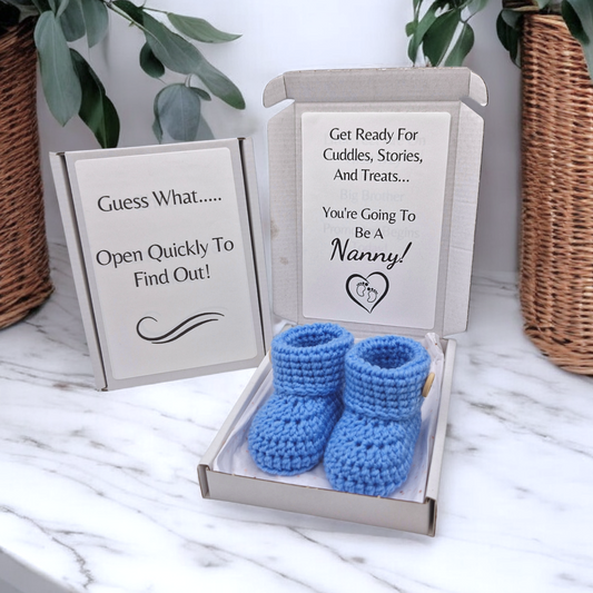 Nanny Pregnancy Announcement Gift | New Nanny Reveal Box - Twisted by the Sea