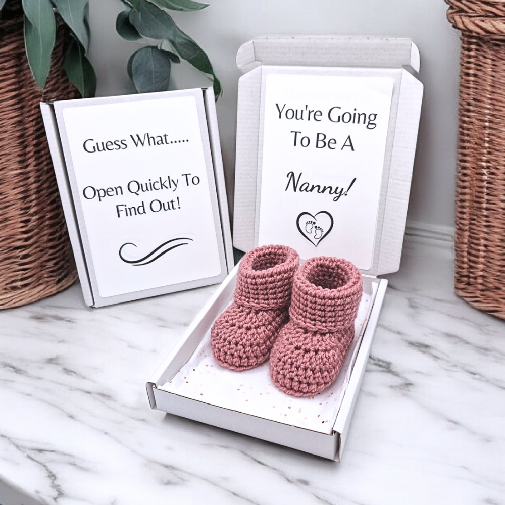 Nanny Pregnancy Announcement Gift | New Nanny Reveal Box - Twisted by the Sea