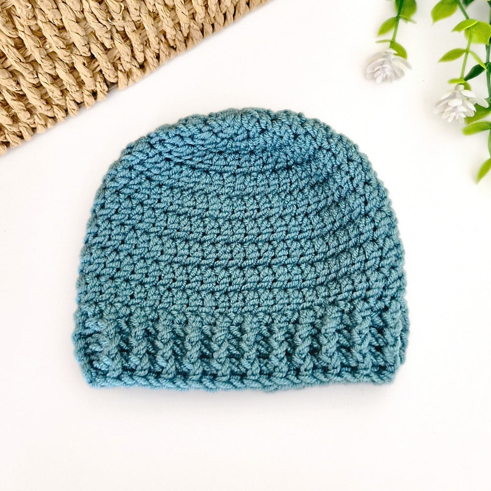 Handcrafted Newborn Hat and Booties Gift Set – Coastal Tide