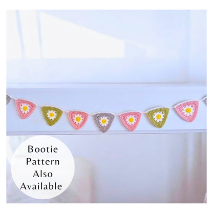 PDF PATTERN Crochet Daisy Bunting (Instant Download) - Twisted by the Sea