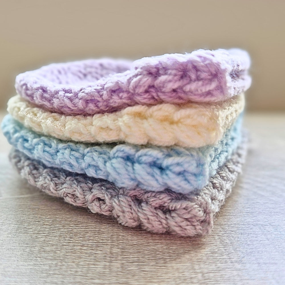 Crochet Baby Hat Puff Stitch Newborn Hat - 0–6 Months