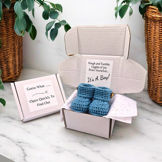It's A Boy Gender Reveal Gift | Rough and Tumble - Twisted by the Sea