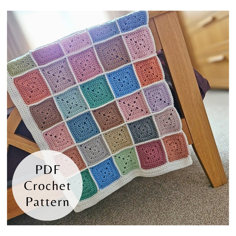 PDF PATTERN Crochet Stash Busting Baby Blanket (Instant Download) - Twisted by the Sea
