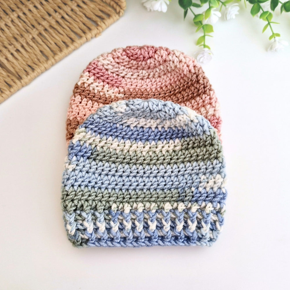 Crochet Baby Beanie Hat – Stylecraft Bambino Prints