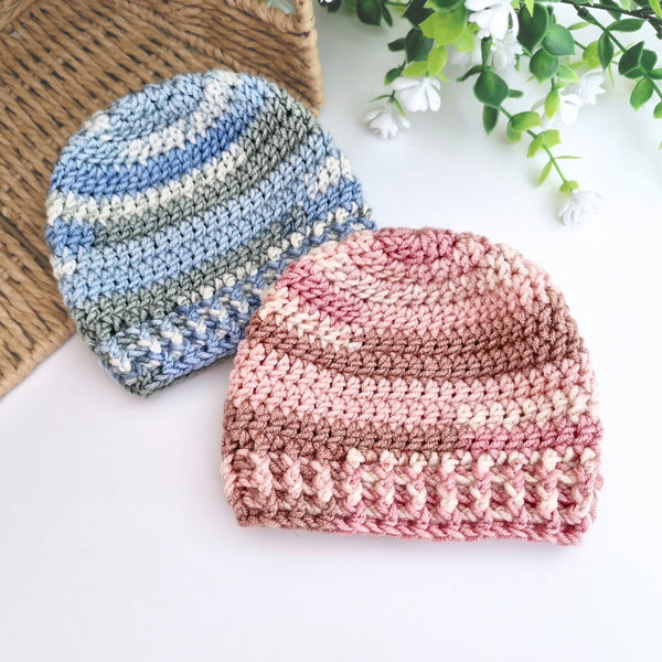 Crochet Baby Beanie Hat – Stylecraft Bambino Prints