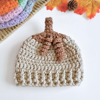 Handmade Crochet Summerween Baby Hat – Pumpkin Gift