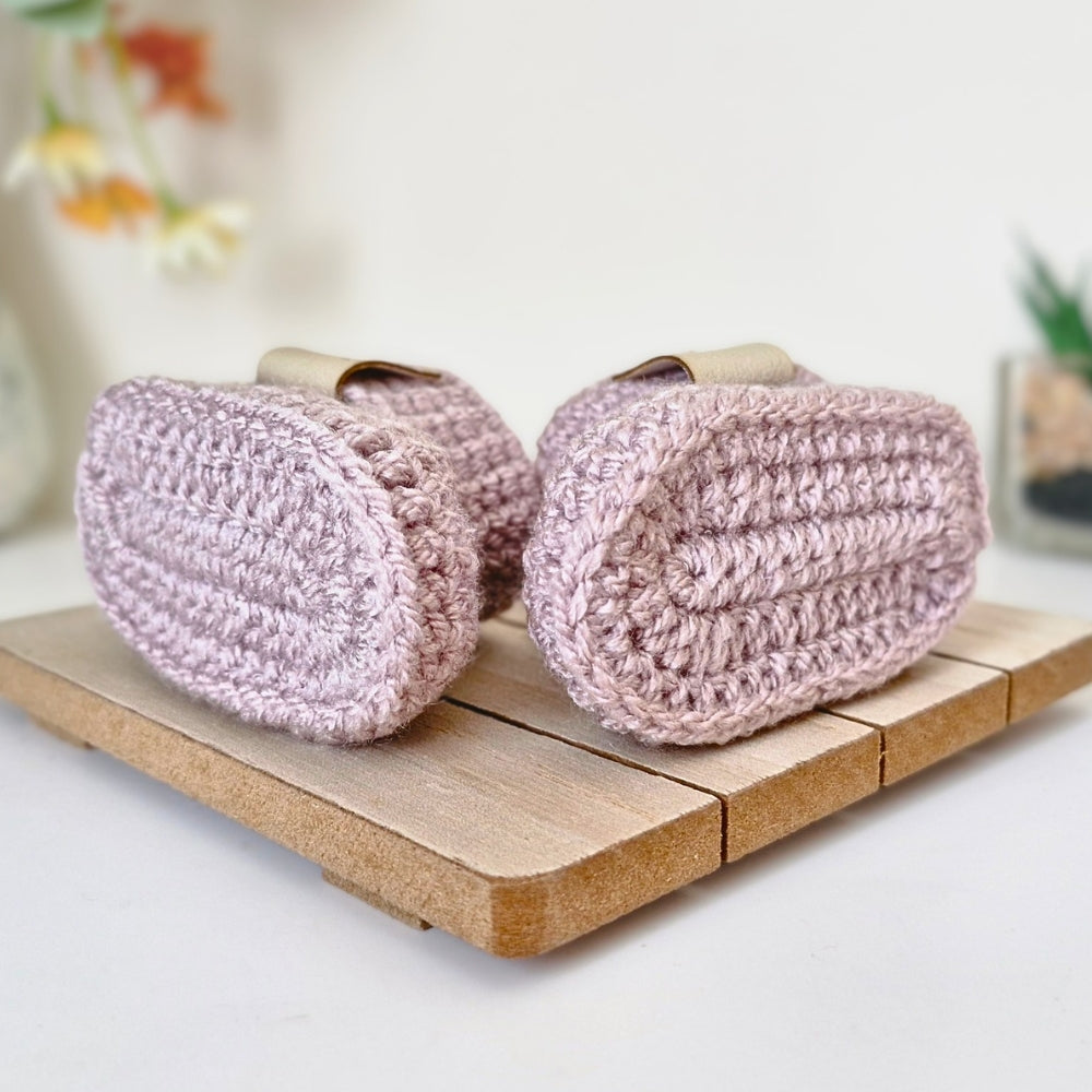 Born in 2027 Crochet Baby Booties – Handmade Newborn Gift